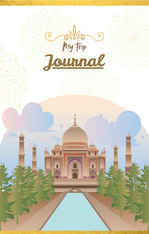 Golden Taj Travel Journal