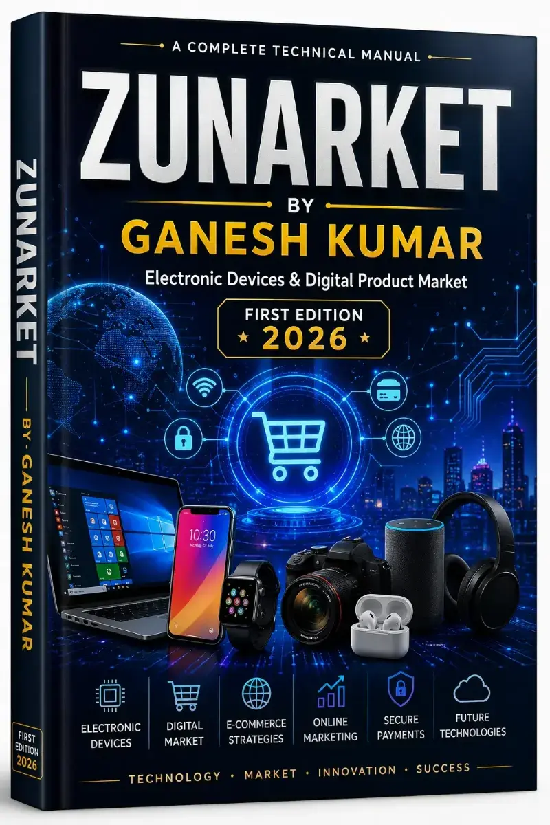 Zunarket: Electronic Devices & Digital Product Market – Complete Technical Guide | By Ganesh Kumar (First Edition 2026)