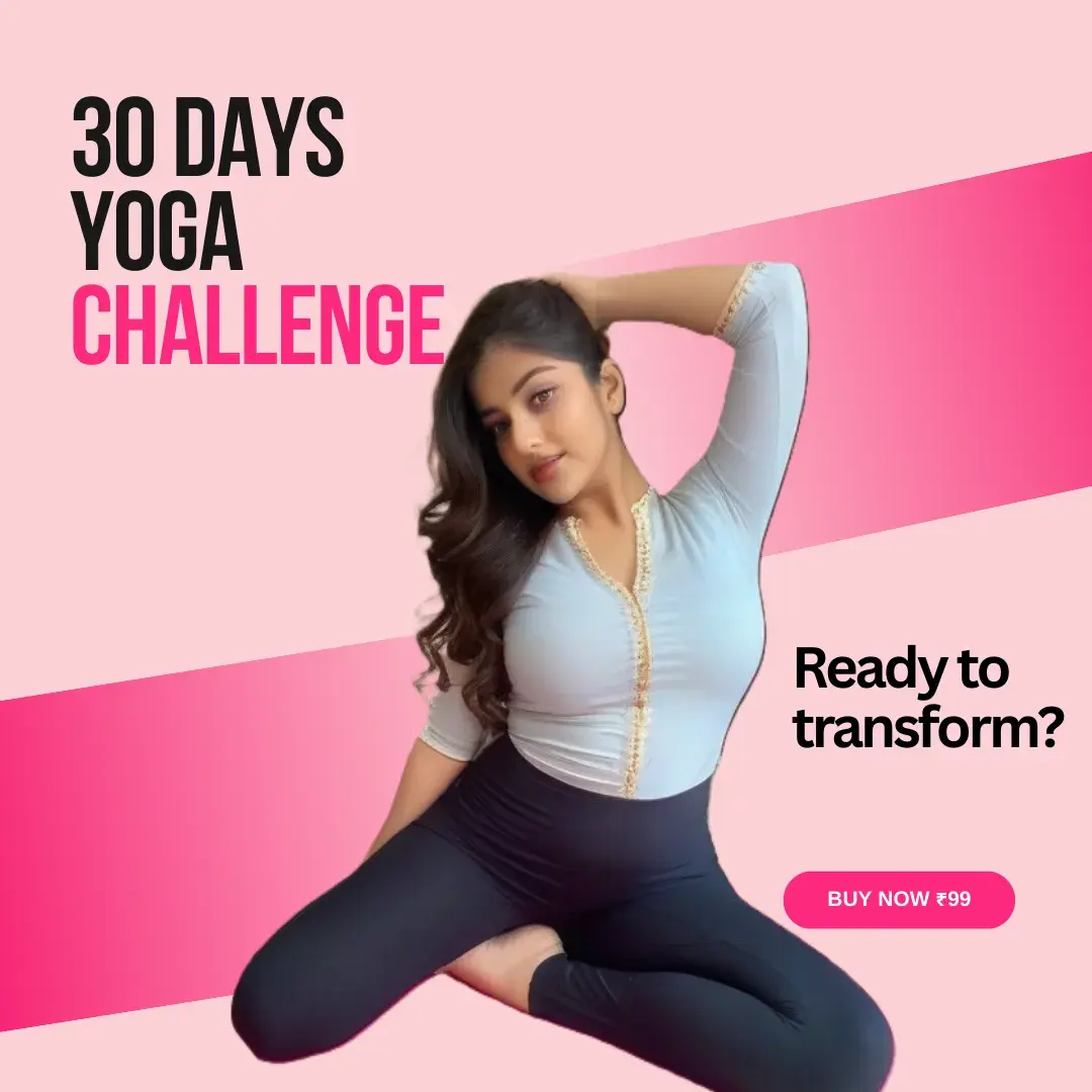 30 Days Yoga Challenge Sheet