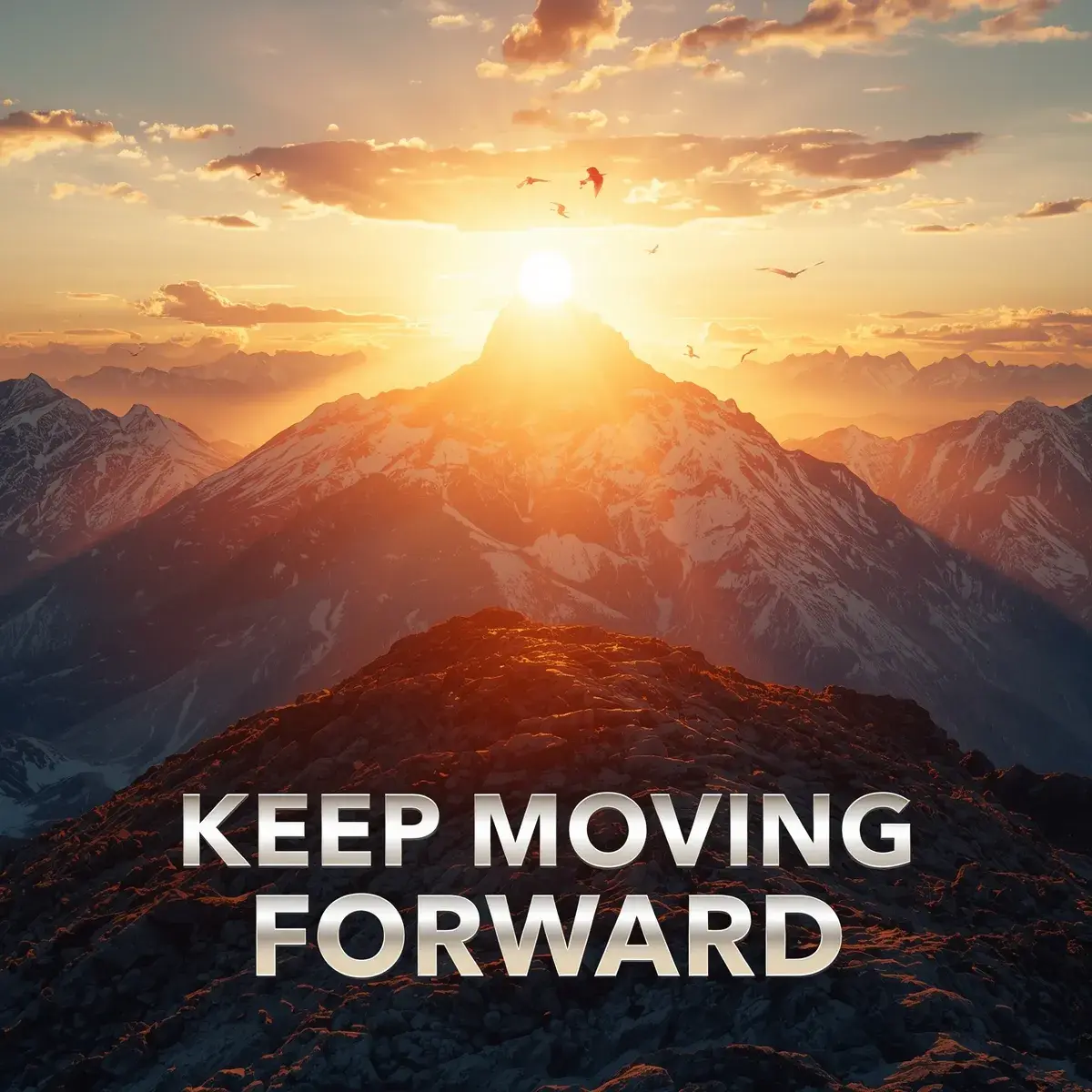 KEEP MOVING FORWARD