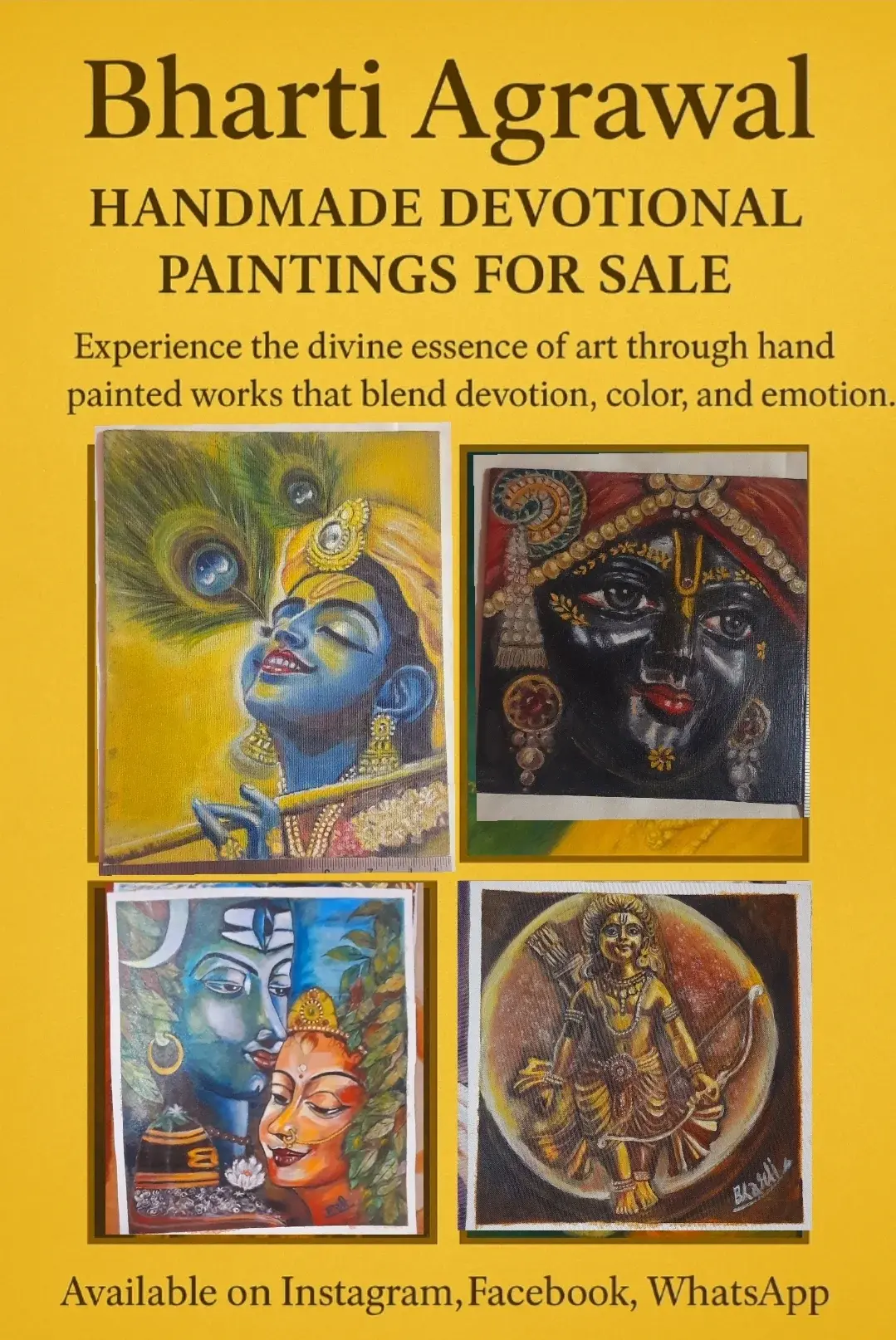  Shree Krishna art Banner