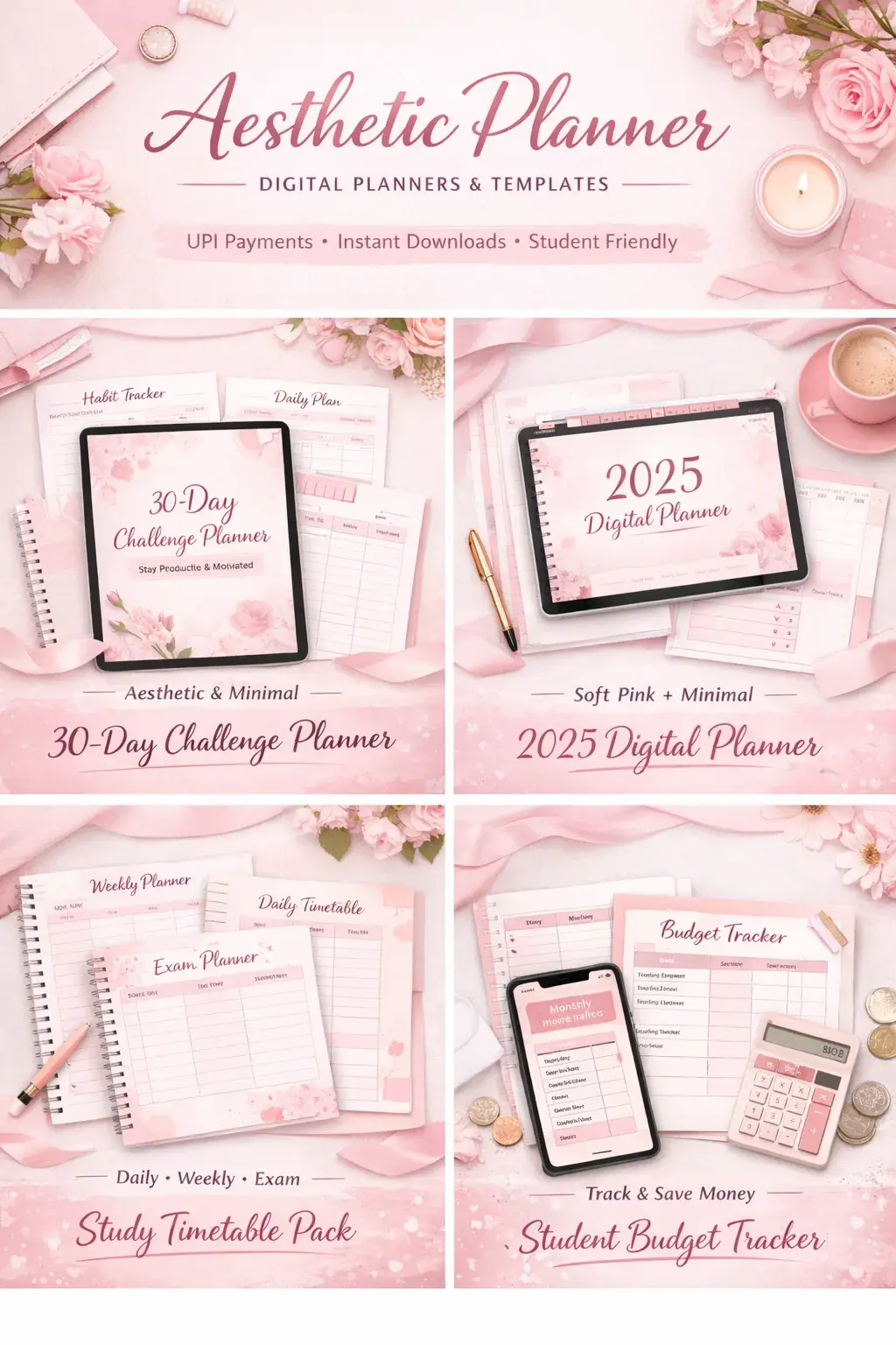 Aesthetic planner Banner