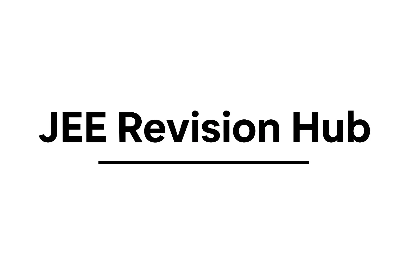 JEE Revision Hub Banner